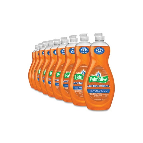 Colgate-Palmolive Palmolive, Ultra Antibacterial Dishwashing Liquid, 20 Oz Bottle, 9PK 45038 - main